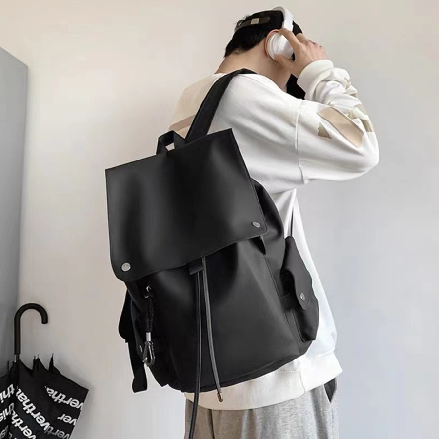 tas ransel pria waterproof dewasa keren kuliah backpack kerja remaja korea kecil terbaru murah distr