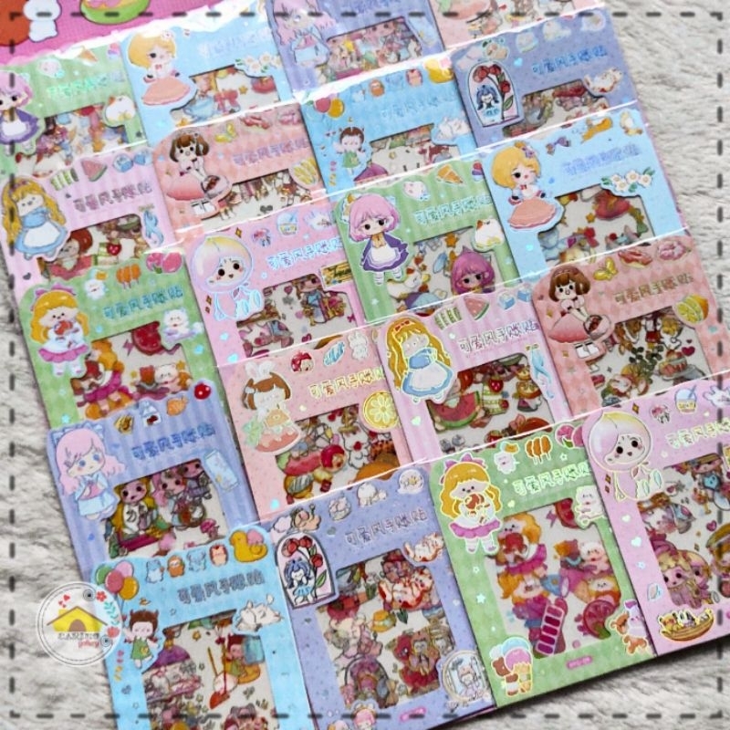 

Sticker CUTE Handbook Transparan Sticker 3 Sheet HYC