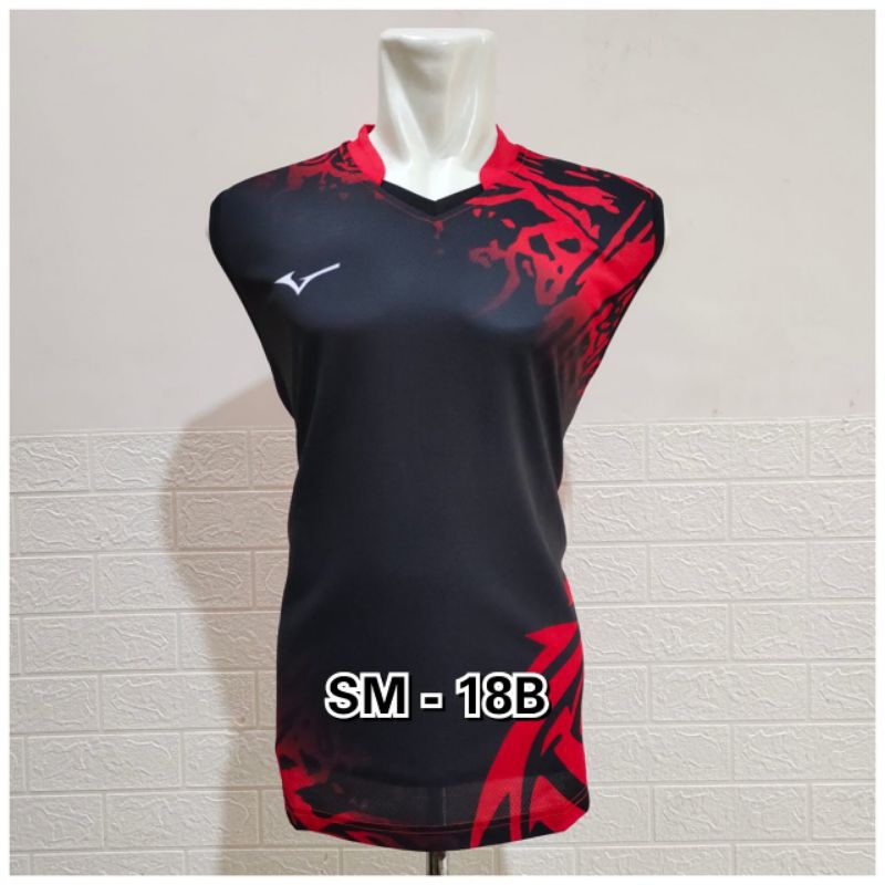 Baju voli mizuno dewasa tanpa lengan