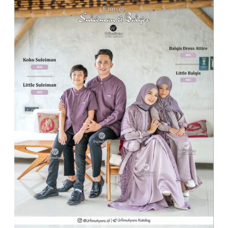 Sarimbit Baliqis Suleiman Urfimutiyaro warna Iris