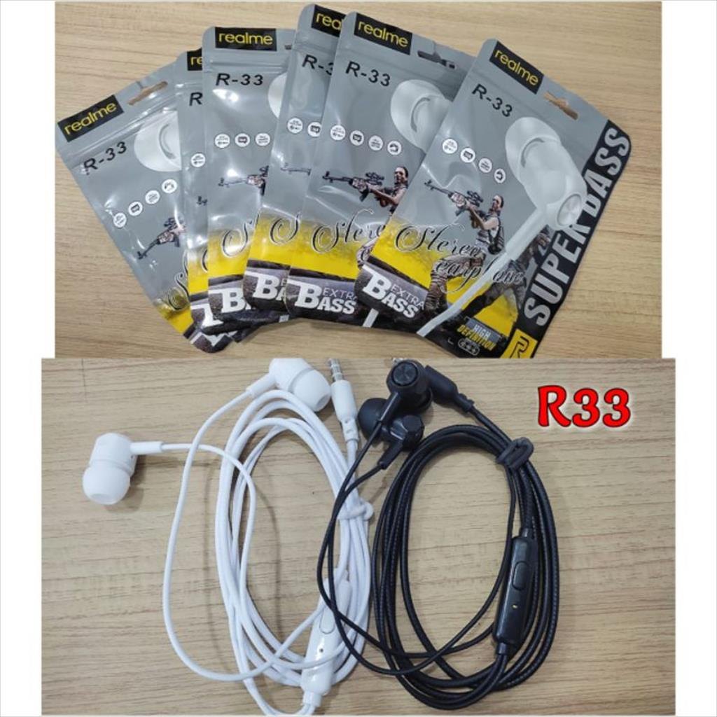 Headset / Handsfree Realme Earphone R-33 With Mic