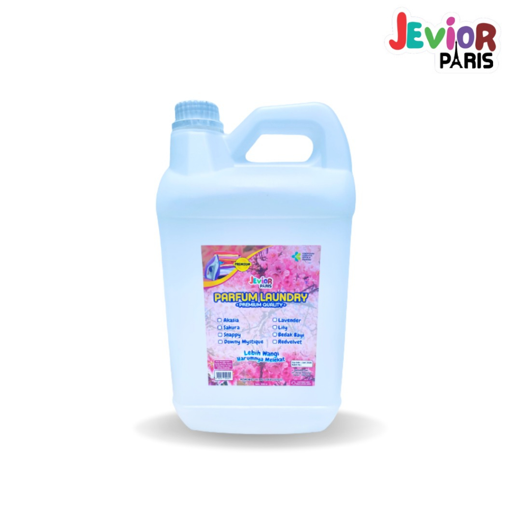 pelicin dan pewangi pakaian jevior 5liter parfum laundry