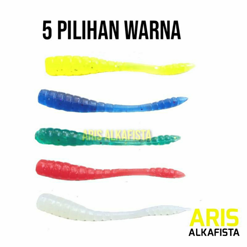 Umpan Soft Lure Ajing 5cm Ekor Lancip