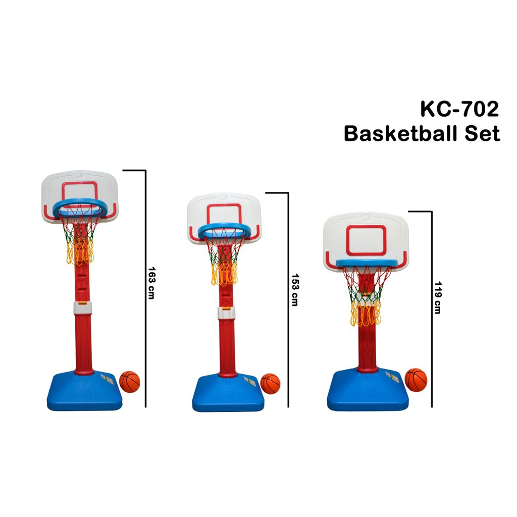 Makassar - Labeille KC 702 Basketball Tiang Ring Basket Anak + Bola Basket Anak