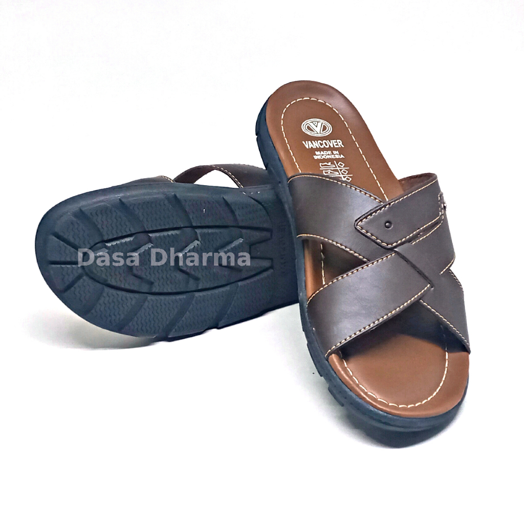 Sandal Vancover Arjuna 04 Pria Slop Outsole Tipiar Tidak Licin dan Anti Slip