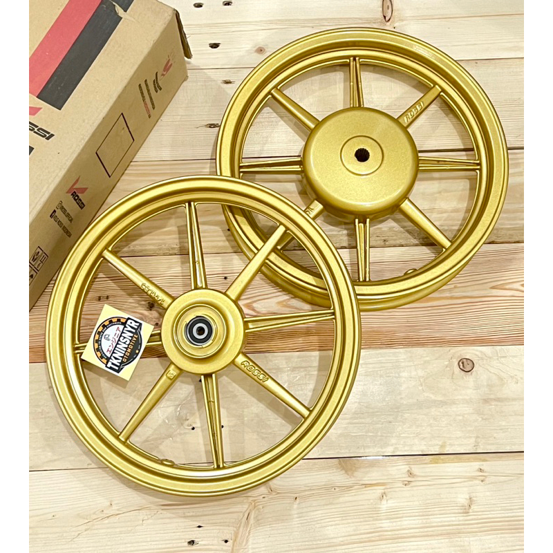 Velg VRossi Comet Palang 8 Copy RCB All Matic Yamaha Mio Karbu Nouvo Mio J XRide 115 - Gold