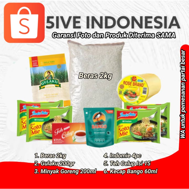 

Paket Sembako Hemat / Paket Sembako BERAS Parcel Gift Hampers 1