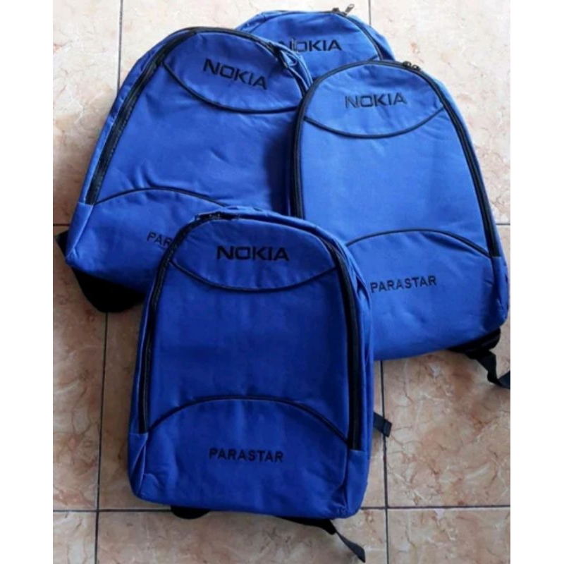 tas ransel bertuliskan nokia jadul
