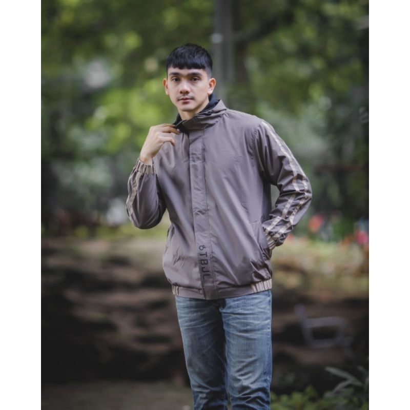 Jaket Pria Waterproof Kamsay Outdoor Taslan The Bojiel