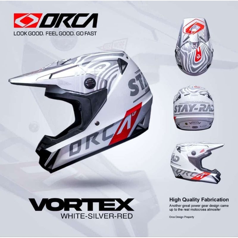 HELM HELMET ORCA VORTEX DAN TH9 CROSS TRAILL ADVENTURE