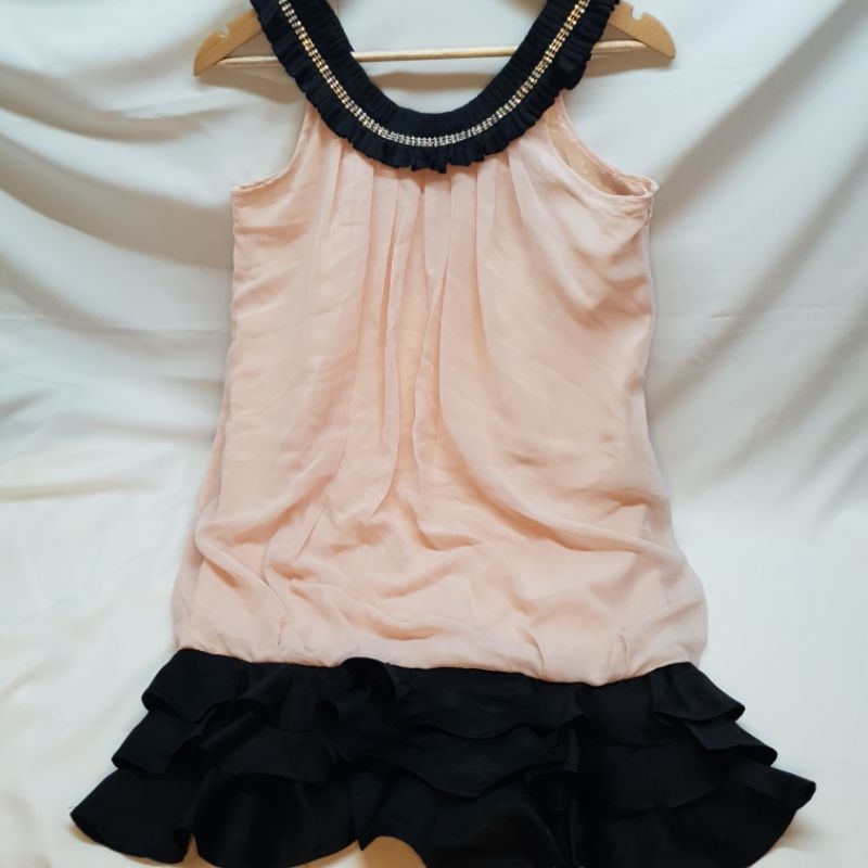 Dress Pink Ruffle