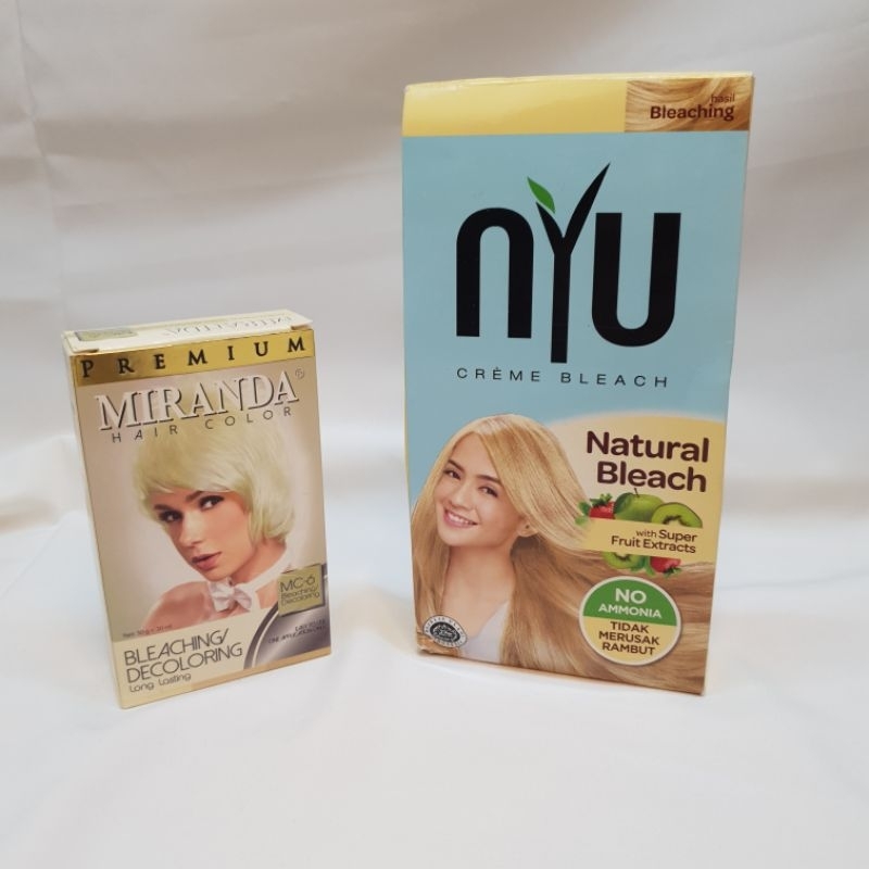 Miranda NYU Bleaching Rambut