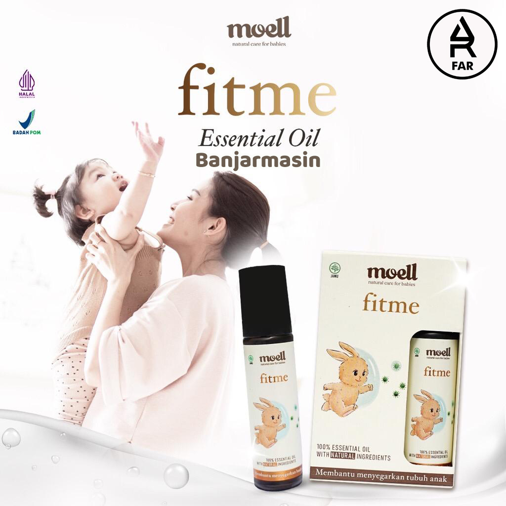 Moell Fitme Natural Essential Oil / Bantu Menyegarkan Tubuh Anak / BPOM