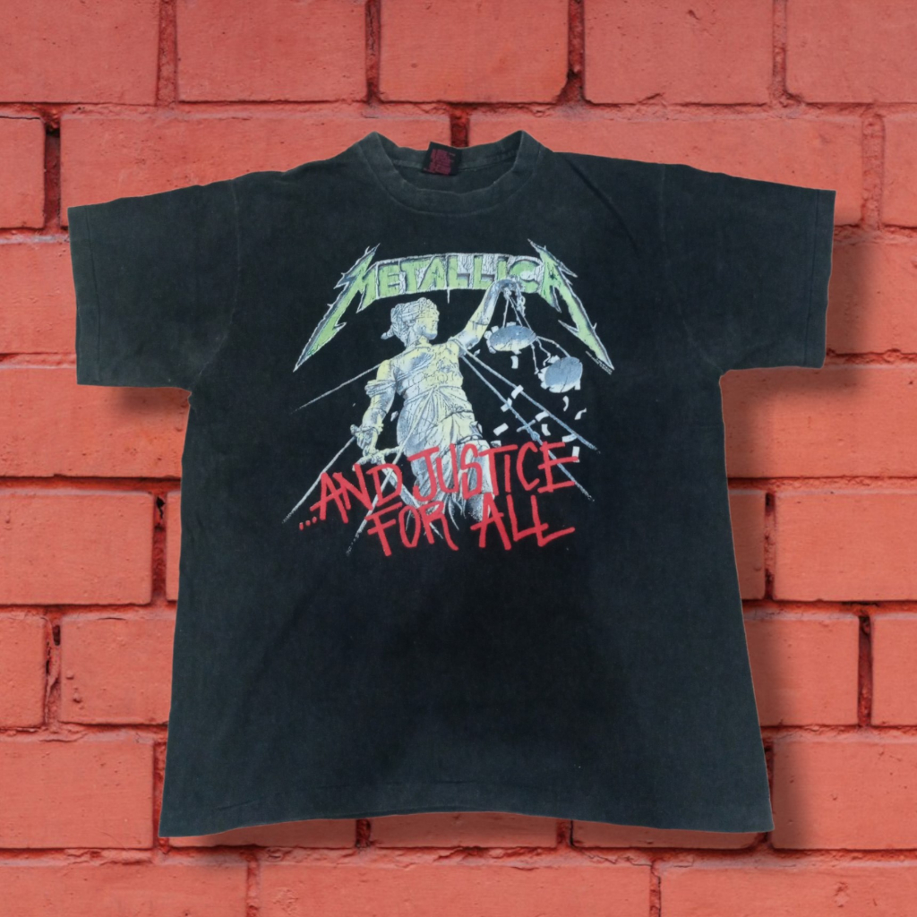 KAOS BOOTLEG BAND FADED BELEL GIANT TULTEX BROCKUM CARTOON NETWORK WILD OATS ONEITA VINTAGE METALLIC