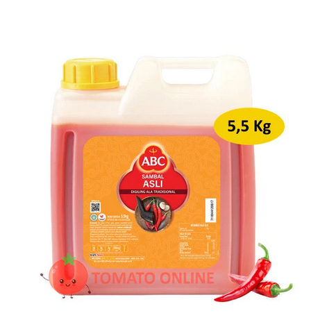 

Sambal Asli ABC Dirigen / Saus ABC Asli Jerigen / Galon 5.5 Kg