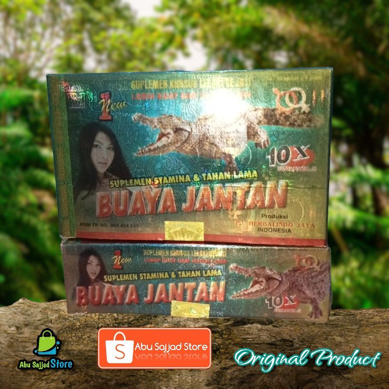 Buaya Jantan Serbuk Box Original