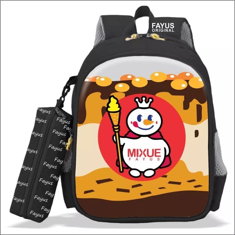 tas ransel sekolah anak tk sd ransel anak Mixue Free tempat Pensil