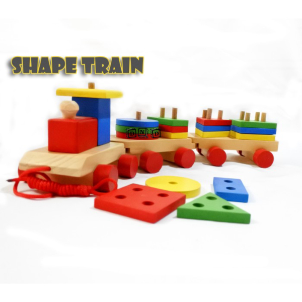 

Jual Mainan Edukasi / Edukatif Anak - Shape Train / Kereta Geo Kayu Murah Diskon