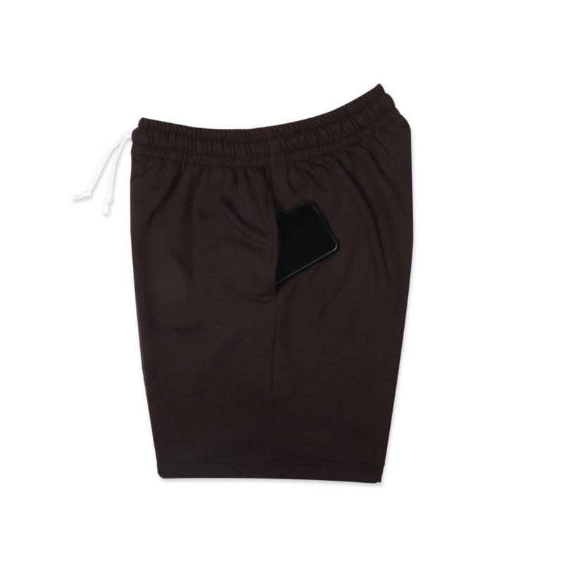 Rifle.co | Celana Pendek Pria | Boardshort | celana pendek fleece| sweatpants | short pants coklat kopi