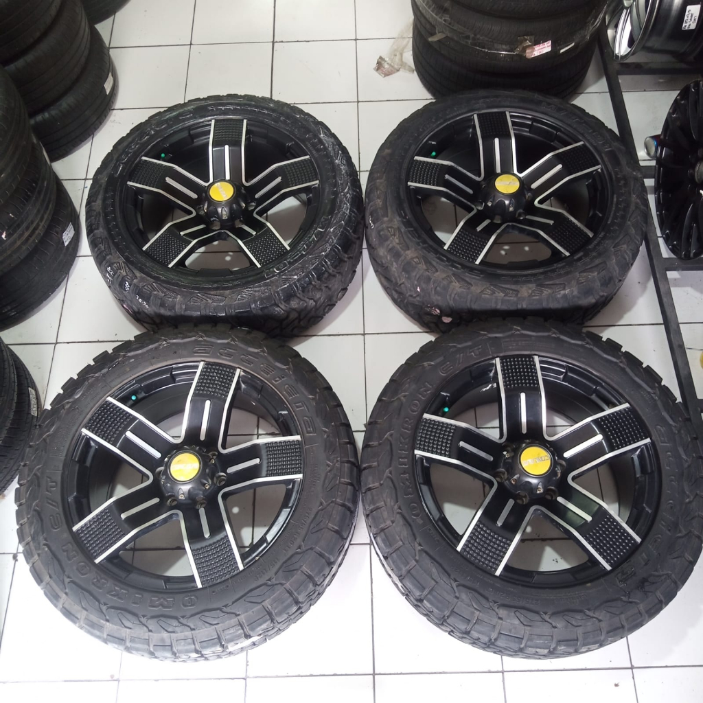 velg mobil bekas balistik ring 20 pcd 6x139 plus ban 275 55 r20