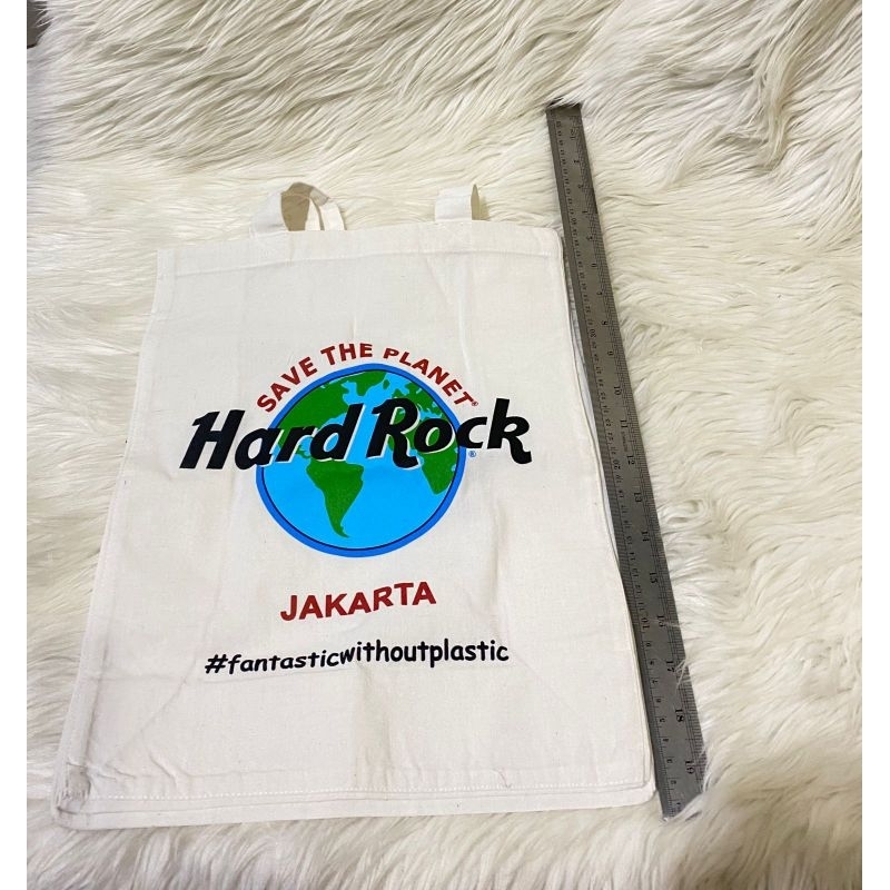 Tote Bag Tas Hard Rock Cafe Jakarta  Original Merchandise