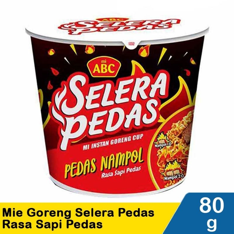 

Abc Mie Goreng Selera Pedas Nampol Sapi Pedas 80G BBS