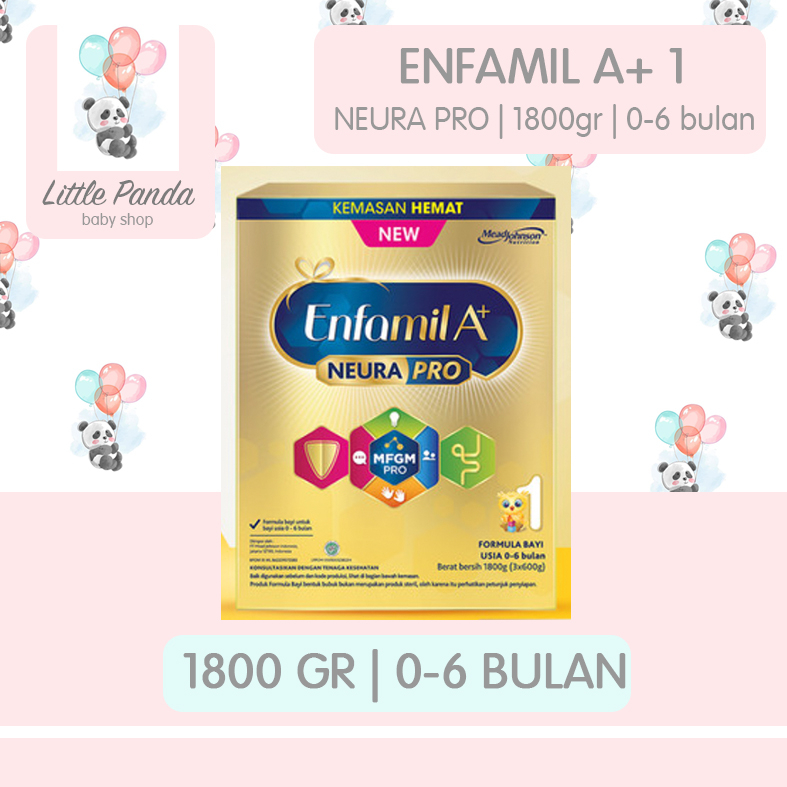 Enfamil A+ 1 Susu Formula Bayi 0 - 6 Bulan 1800 gr