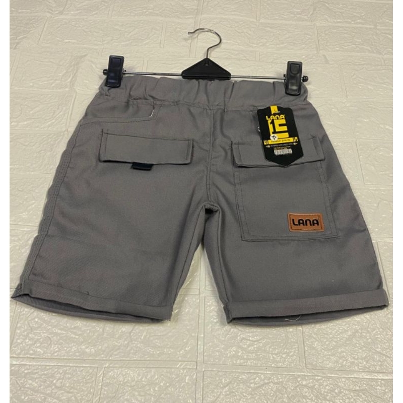 celana cargo pendek anak laki laki short pants umur 1-10 tahun kain KATUN TWILL STRETCH PREMIUM