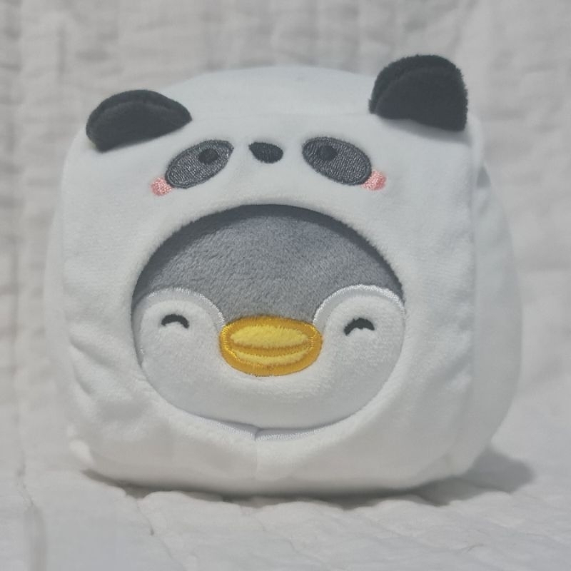 boneka miniso penguin kostum panda kecil