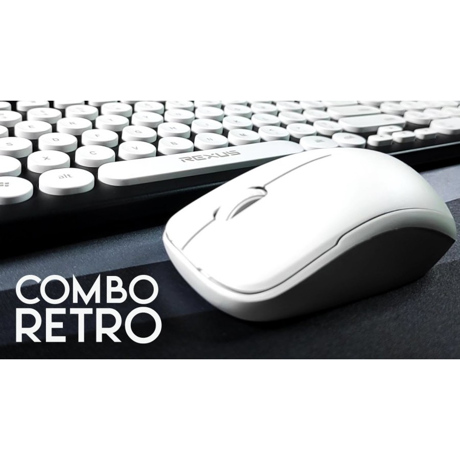 Rexus KM10 / KM-10 Wireless Keyboard Mouse Combo Paket Gaming