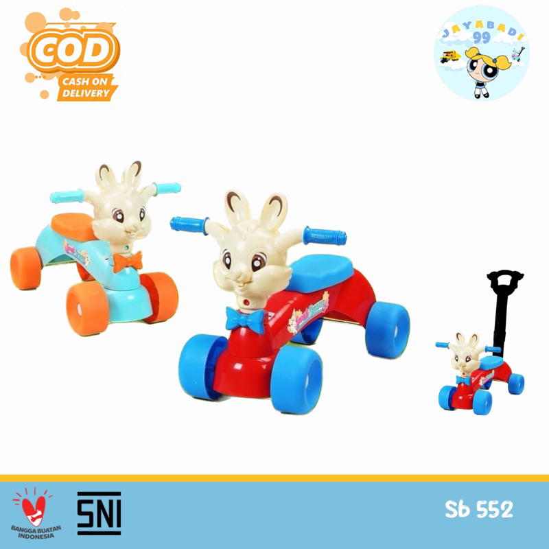 shp sb 552 mobil dorong anak kelinci mainan mobil dorong anak musik