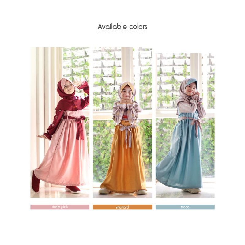 DANNIS GAMIS ANAK JKPL 1005 TERBARU (TOSCA,MAROON,GOLD) 1 s.d 12