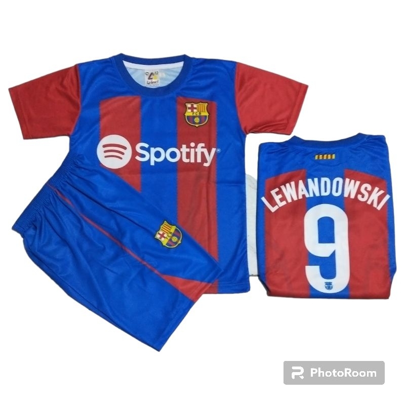 setelan Jersey BARCA HOME/SETELAN BAJU BOLA PIALA DUNIA/