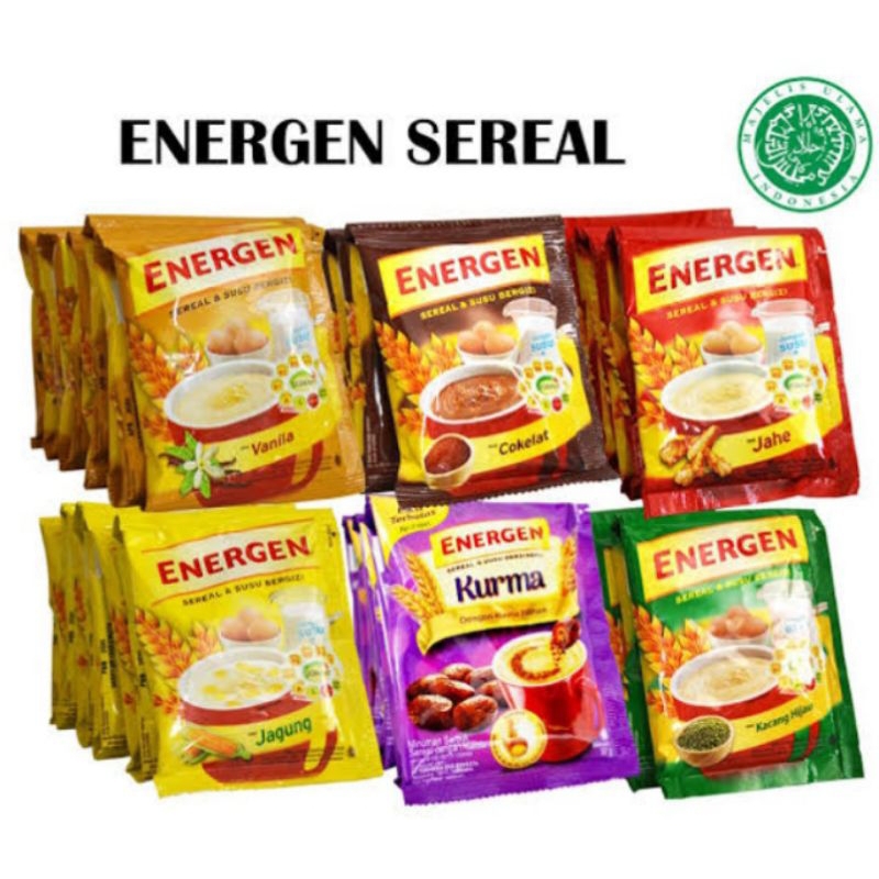

ENERGEN Sereal Semua Rasa(1renceng isi10sachet)