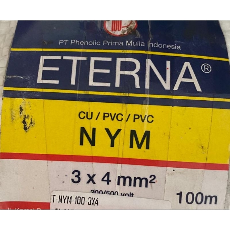 Kabel Eterna NYM 3 X 4 MM