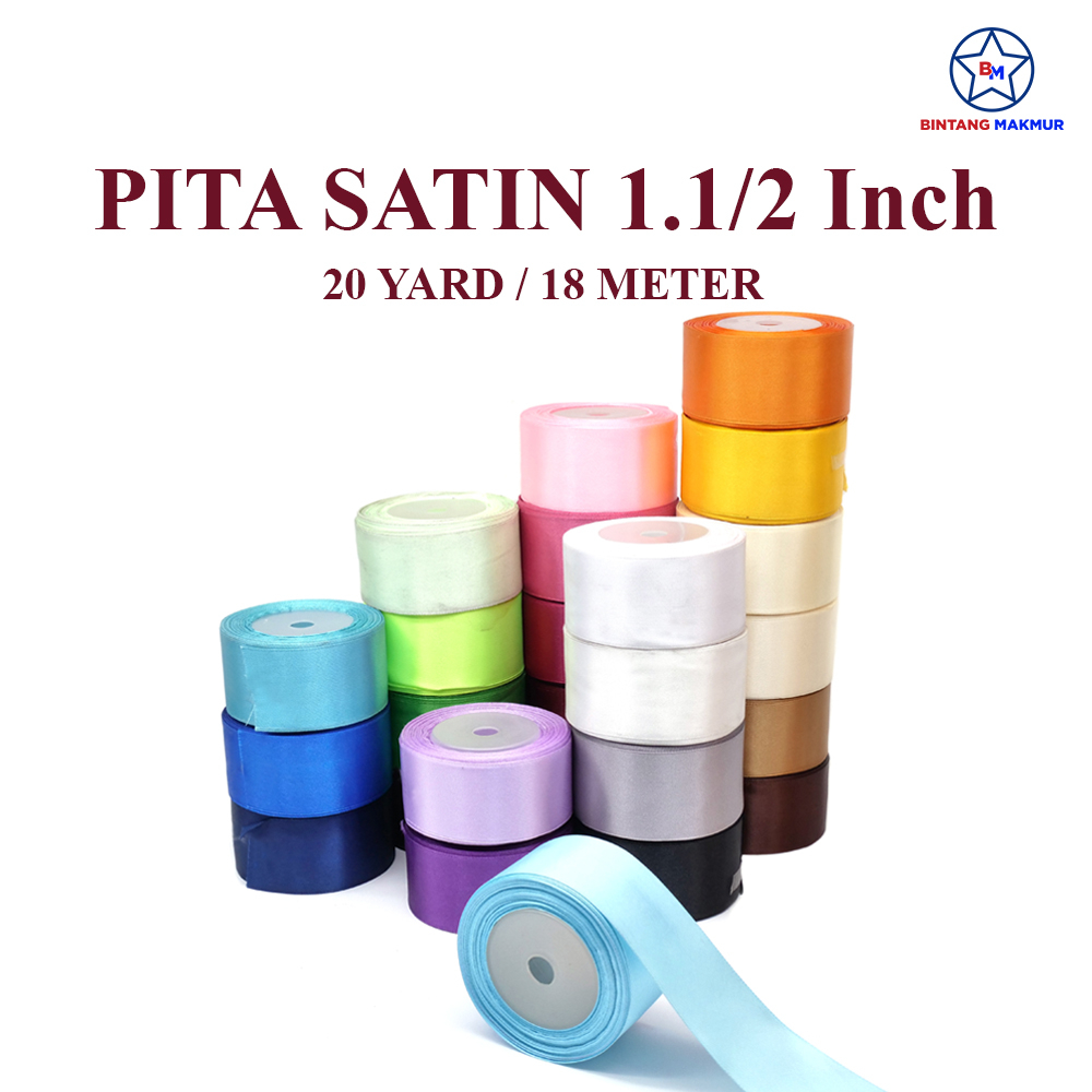 

Bintang Makmur - Pita Satin 1.5 inch (4cm) 20 yard