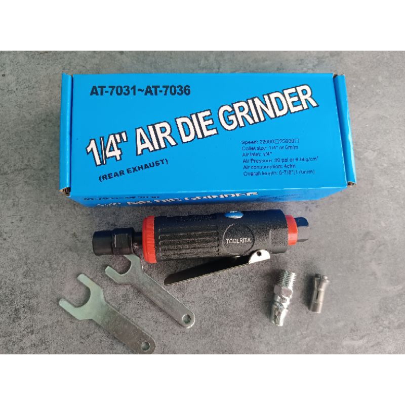 air die grinder 1/4 mini gurinda angin tambal ban