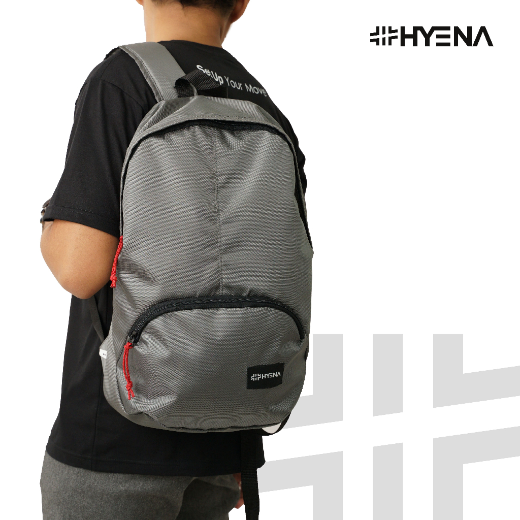 Hyena - Backpack Colyn Series Ovales Tas Punggung Tas Ransel Unisex Tas Laptop Tas Sekolah Tas Kuliah Pria Wanita (AF88)