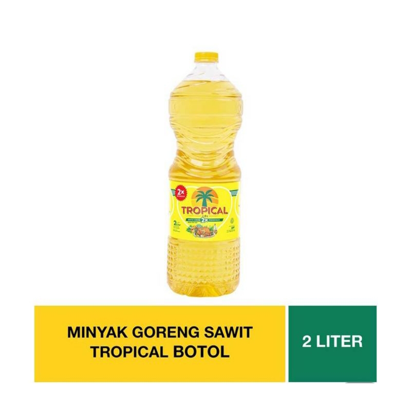 Tropical minyak goreng Botol 2 Liter