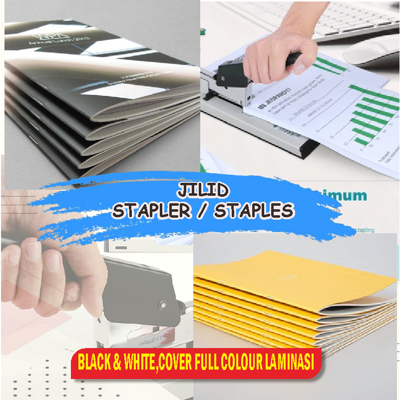 

JILID STAPLER / STAPLES ( STAPLES SAJA / STAPLES + COVER )