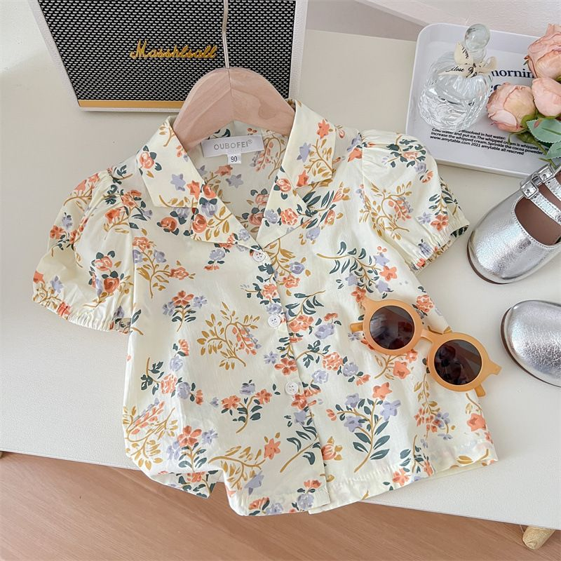 Setelan Anak Perempuan Celana Kuning Motif Buttercup