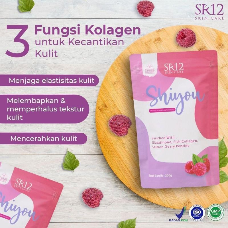 MFI - SR12 Shiyou Herbal Collagen Drink | Minuman Kolagen Pemutih Badan