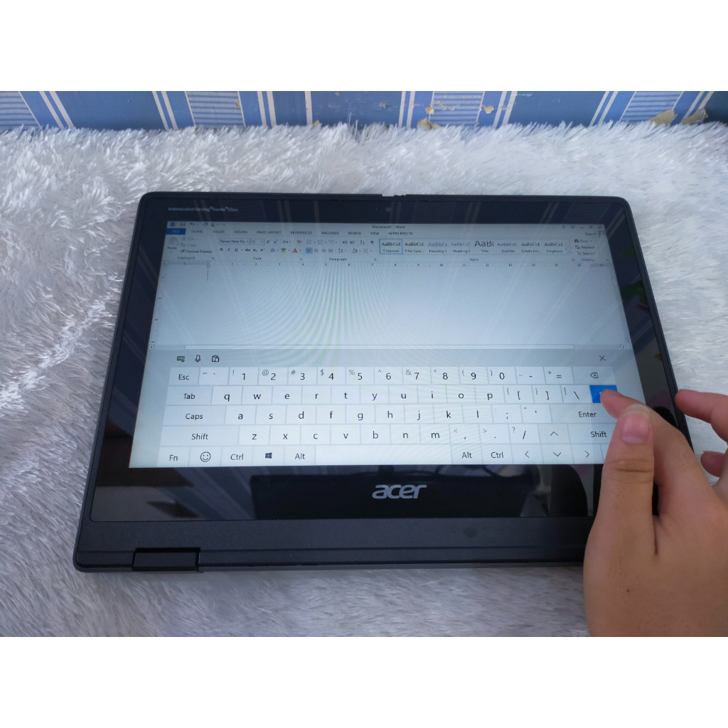 ACER TRAVELMATE SPIN B311R-31 INTEL CELERON N4020 CPU @ 1.10GHz RAM 4GB SSD 128GB TOUCHSCREEN/FLIP 3