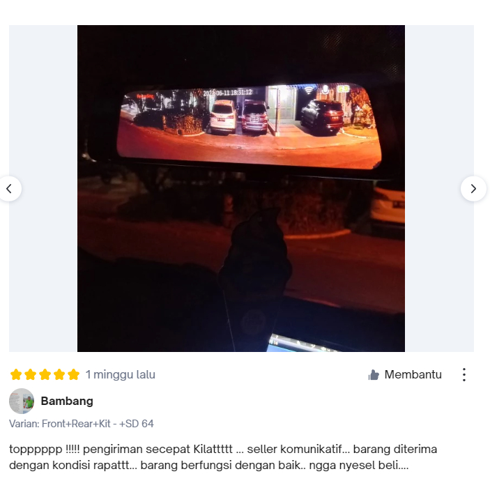 DDPAI Mola E3 Dash Cam 2K Car DVR 10 inch Wifi Mobil Kamera Spion