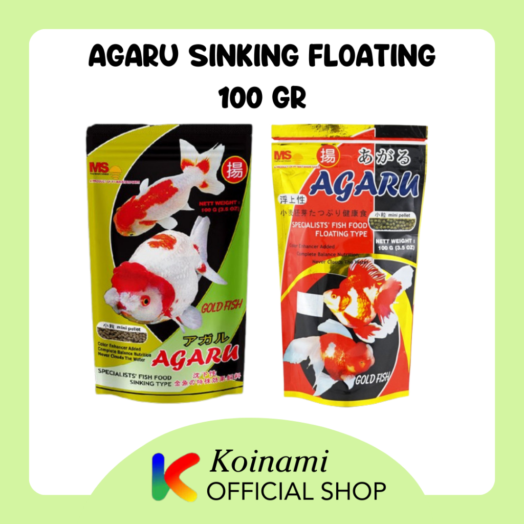 AGARU SINKING / AGARU FLOATING / MAKANAN IKAN