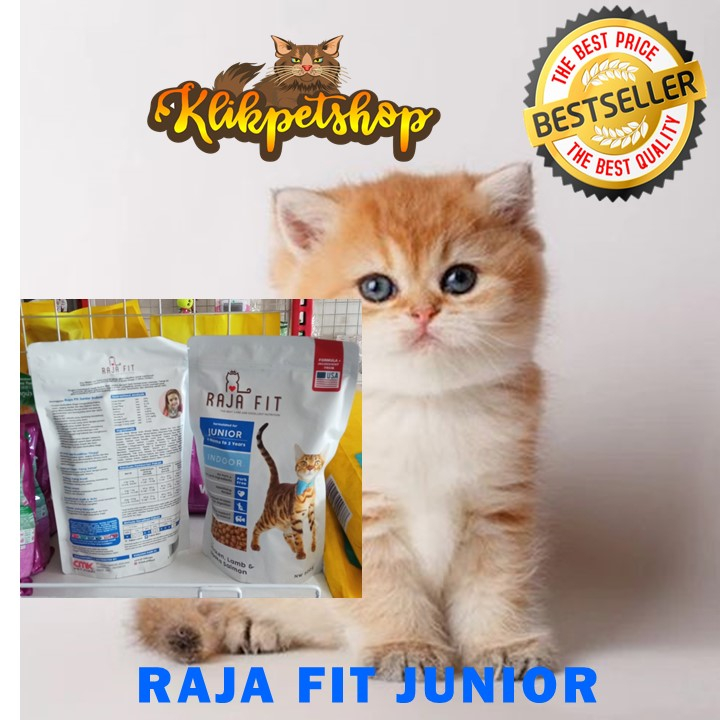 MAKANAN KUCING RAJA FIT JUNIOR  RAJAFIT 500 GRAM CAT FOOD