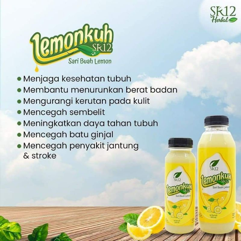 QEILA - SR12 LEMONKUH | MINUMAN NUTRISI DARI SARI LEMON UNTUK DIET