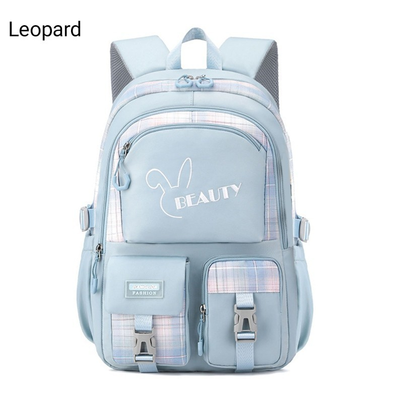 PTM - Tas ransel anak perempuan SD SMP SMA-tas punggung remaja kelinci beauty-backpack style korea