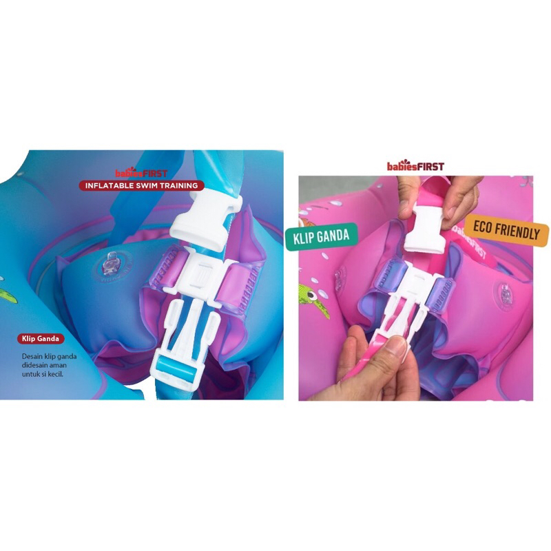 Babiesfirst Inflatable Baby Neck Ring / Inflatble Swin training Pelampung anak pelampung renang