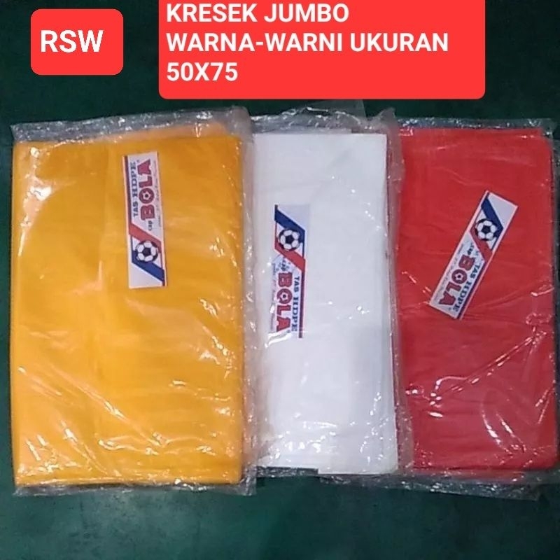 KANTONG KRESEK JUMBO BOLA UKURAN 50×75 (ISI 20)